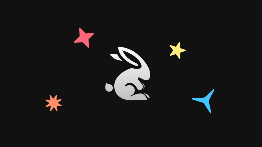 Illustrated bunny elements - a nod to the site's mascot and motifs
